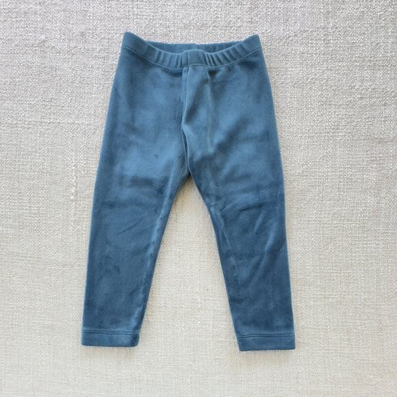 Tea Collection Teal Velour Pants - Picture 1 of 3